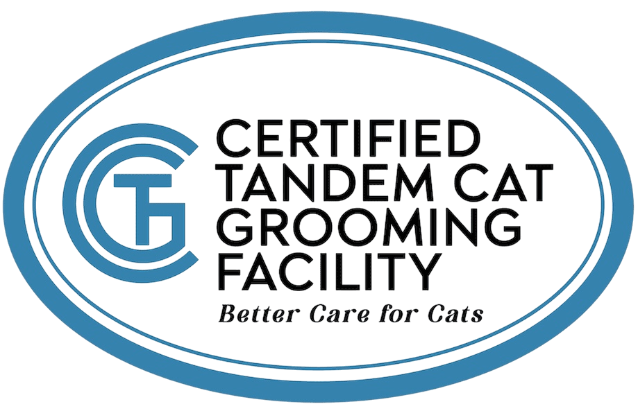 Certified TANDEM Cat Grooming Facility badge